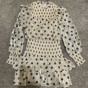 English Factory Polka Dot dress